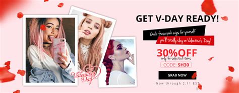 valentine wigs discount code